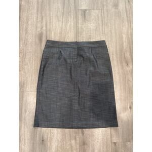 Sigrid Olsen Sport Charcoal Grey Rayon/Cotton Blend Skirt Women's Size 8